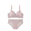 SEXY COOKIE Wireless Lace Bralette & Panty Set_Indie Pink