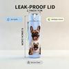 1PC French Bulldog Colorful Print 750ml Color Plastic Sports Water Bottle Leakproof Flip Straw Lid Suitable for Sports Office Home Use
