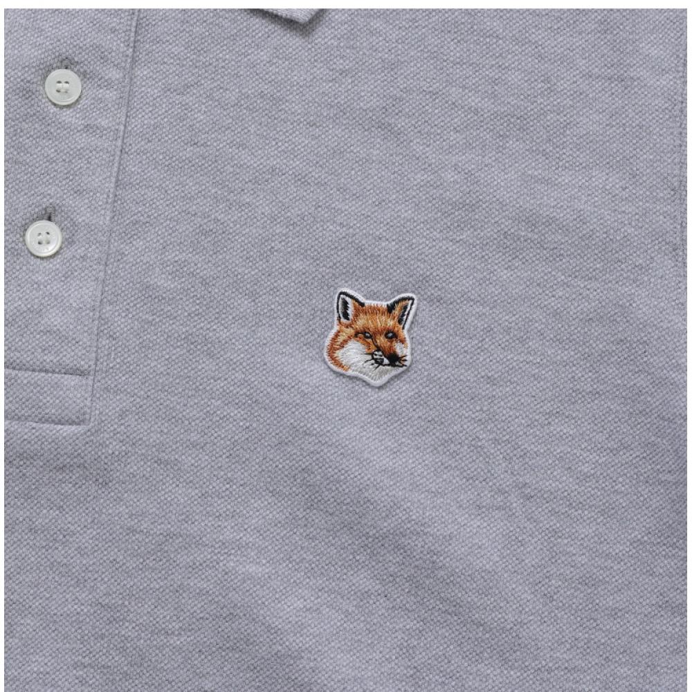 MaiSon KitSune Lm00208kj7002 H120 Fox Head Patch Polo Men S Short Sleeve Tee