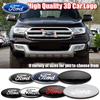 Pegatina de Coche Ford 12.5~22.5cm Logo Parrilla Frontal del Coche Pegatina Capó Accesorios Maletero Para Ford Focus mk2 mk3 Fiesta mk7 Ranger Monde
