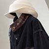 Women's Lapel Colorblock Denim Jacket