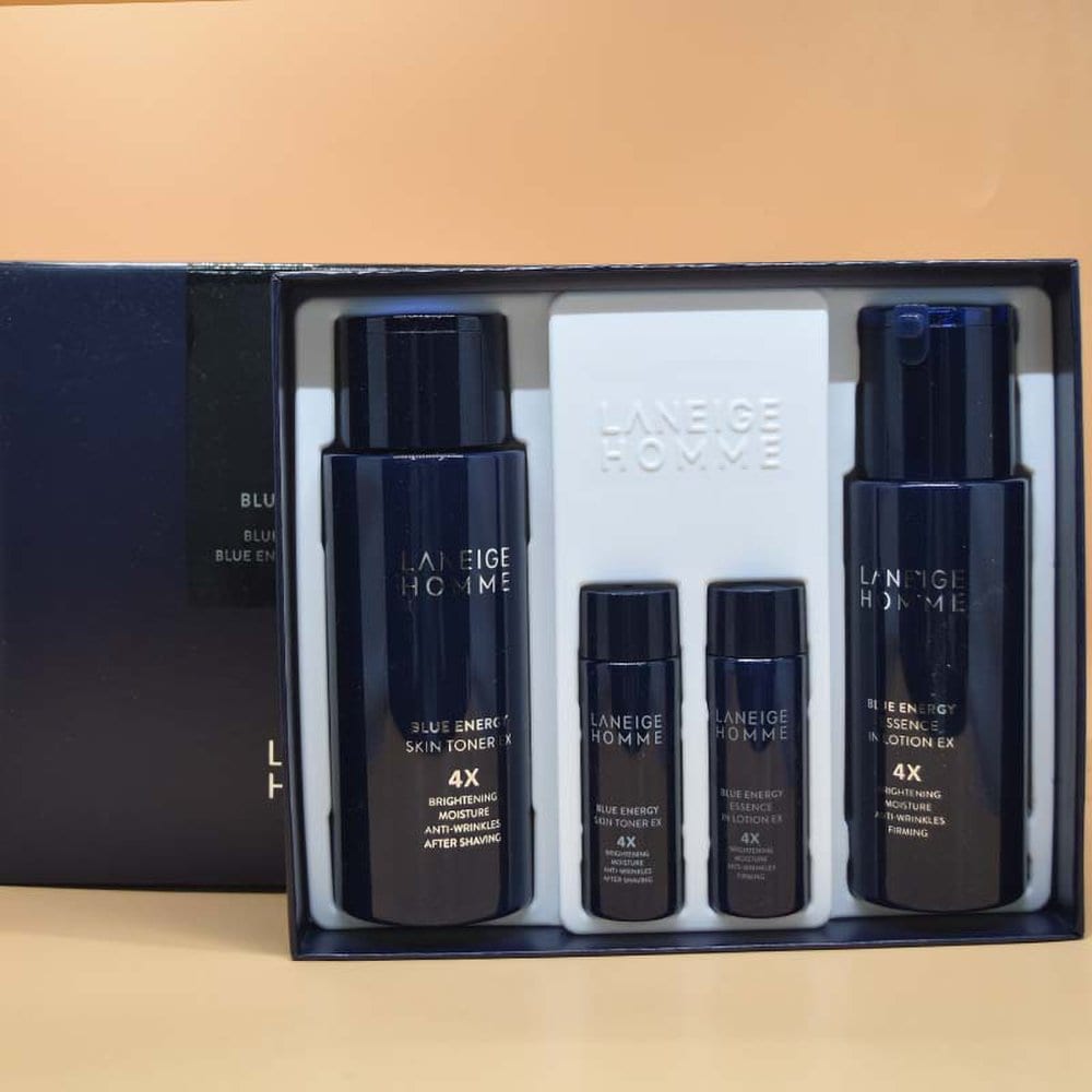 Giveaway Laneige Homme Blue Energy Toner 180mL + 25mL + Lotion 125mL + 25mL