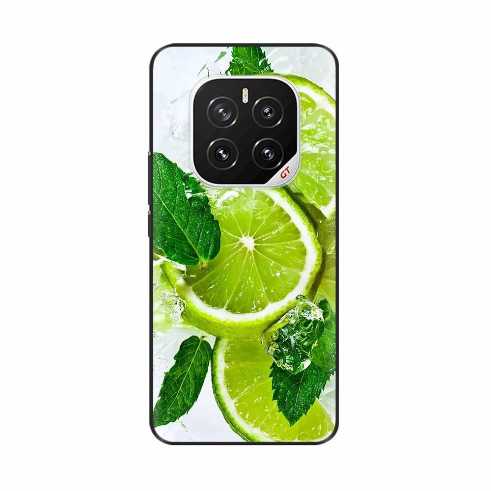 Painted Cover For Honor GT Pro Phone Case for HONOR GTPro Soft Black Silicone Back Cover Shockproof Protective Shell Para Hoesje