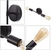 American-Style Industrial LED Double-Head Wall Lamp for Hallways, Bedrooms, and Bathroom Mirrors