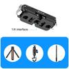 For Insta360 GO Ultra PULUZ Magnetic Aluminum Alloy Quick Release Base Mount (Black)
