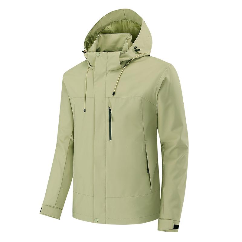 2024 Bei Jia Unisex Waterproof Windbreaker Jacket - Trendy Spring & Autumn Casual Coat for Couples