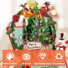 Decorative Winter Holiday Cards Pop Up Christmas Card with Envelope And Note Card, Merry Creative Paper Craft Greeting for New Year, Xmas Party Favors