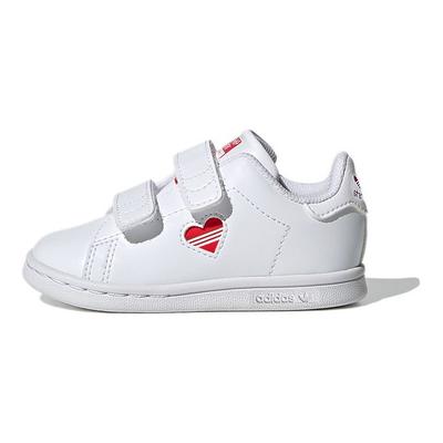 Stan Smith Infant Valentines Day Baby Sneakers White Cloud-White Vivid-Red FZ2835