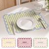 Irregular Wavy Edge Kitchen Countertop Pad Dopamine Water Absorbent Table Mat
