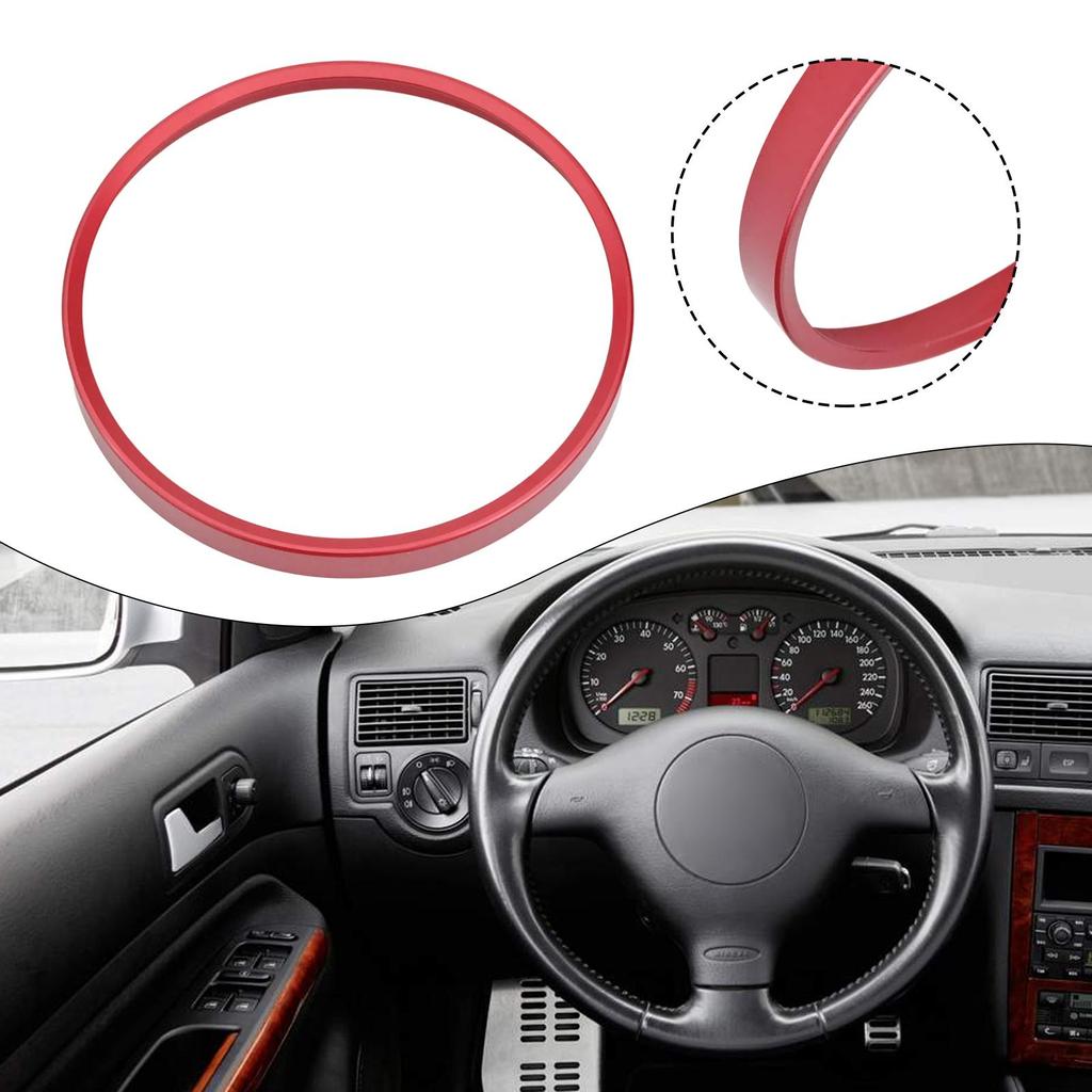 Aesthetic Appeal Aluminum Alloy Headlight Switch Trim Ring Compatible With