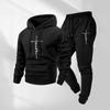 Men's European & American Fashion Hoodie and Sweatpants Set