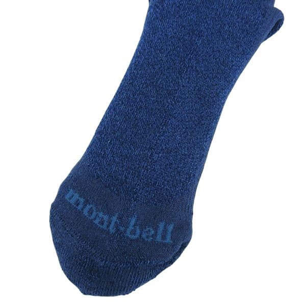 Merino Wool Trekking Socks 1118421 M [Montbell] Men's (Navy (IND) / (24-26cm))