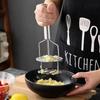 Double-layer Stainless Steel Potato Masher Press Mashed Potatoes Wavy Pressure Ricer Fruit Vegetable Crusher Kitchen Accessories
