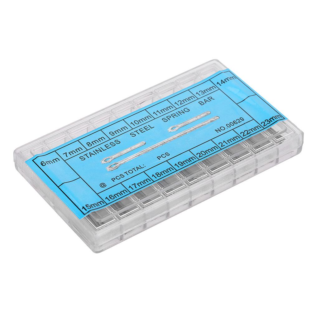 

18Sizes Metal Spring Bar Steel Watch Band Linking Pin Strap Connection Accessory 6 23mm чёрный