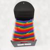 A4 Accordion File Folder with 25 Pockets, Color Inner Pages, and Lanyard Flap (PP Material)