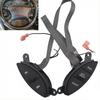 Dark Finish Button Assembly Pair for Explore Steering Wheel Repair, Left Right Replacement Set with Ribbon Cables, ABS Housing F87Z9C888BB
