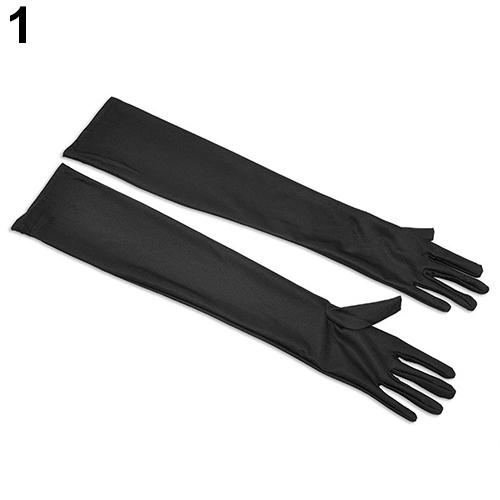 1 Paar modische lange Handschuhe für Damen, Oper, Hochzeit, Braut, Abend, Party