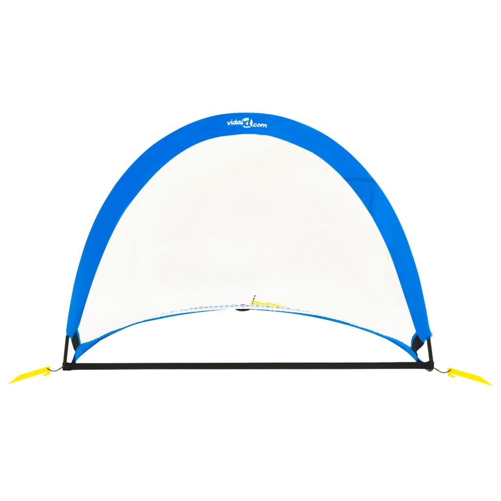 Vidaxl Buts d'Entraînement de Football, 2 Pcs, 119X82X84,5 Cm