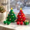 Christmas Tree Ornaments Articulated Figurine, 3D Printed Movable Joints Colorful Tabletop Ornament, Creative Holiday Table Decor Flexible Character