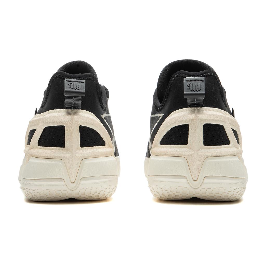 New LiNing Anti-Wool 4.5 Wear-Resistant Low-Top Basketball Shoes Men's Black White ABFU049-2