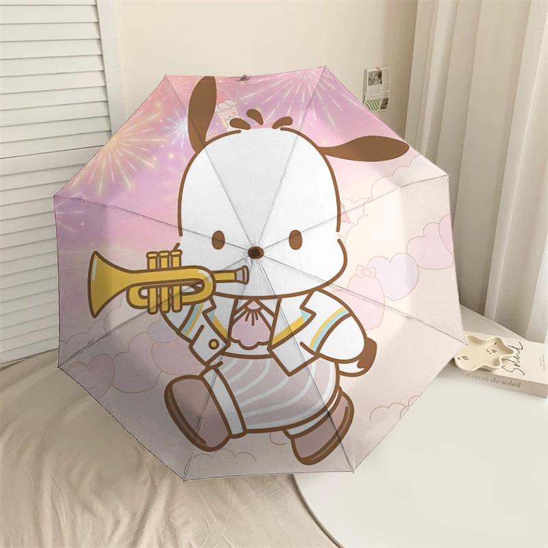

1PC Trumpet Clouds Umbrella-8-Rib Reinforced, Automatic Open, Lightweight & Durable, Cute Fashion Accessory for Outdoor-P2689
