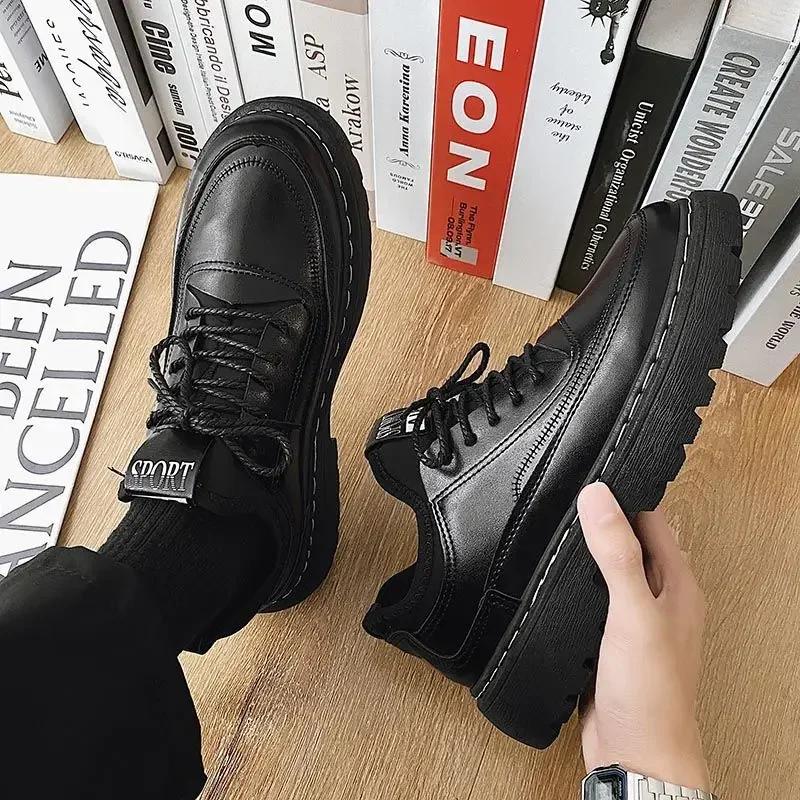 Fashion Black Business Dress Shoes Leather Loafers Men Formal Fashion 2024 Size 45 Classic Original Man Casual Shoe Designer Slip-on Pu