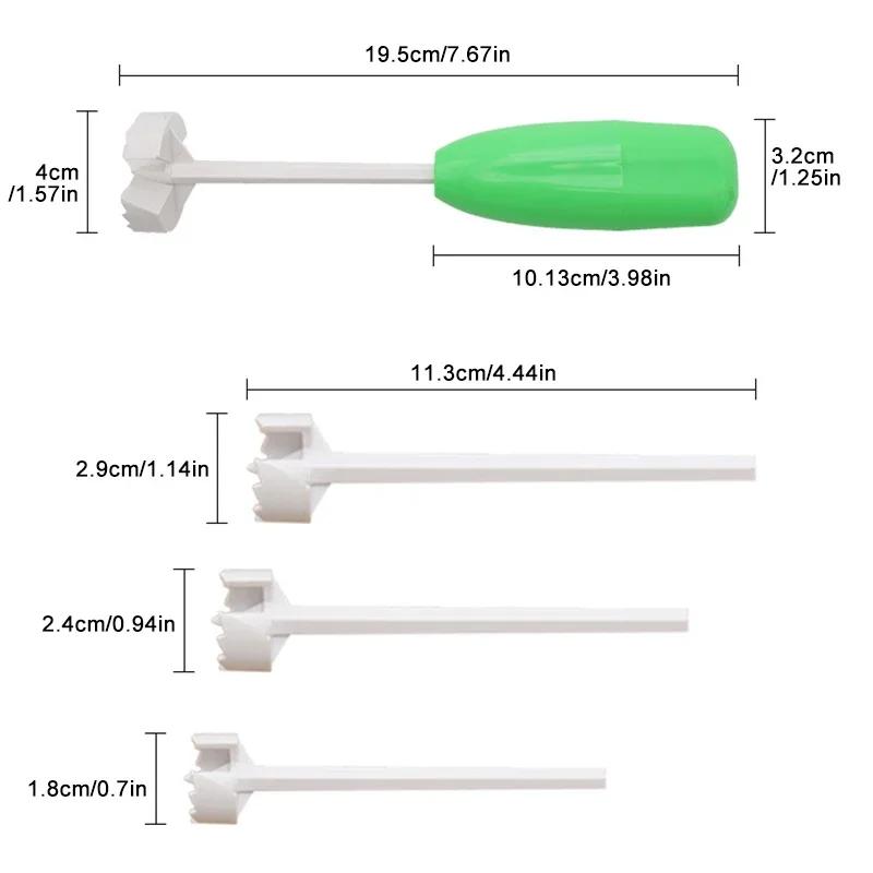 4 teile/satz Küche Gadget Zubehör Vege Bohrer Graben Corer Kochen Werkzeug Gemüse Spiralschneider Spiralizer Kreative Küche Artikel
