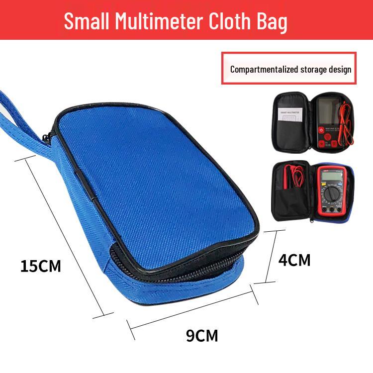 Wear-Resistant Canvas Tool Bag: Universal Meter, Instrument Storage, Pliers Repair, Card Holder.