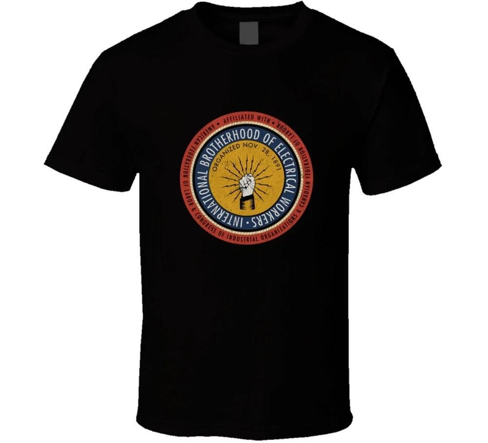 IBEW Union Electric Workers Retro Logo Unisex T-Shirt Unisex T-Shirt S