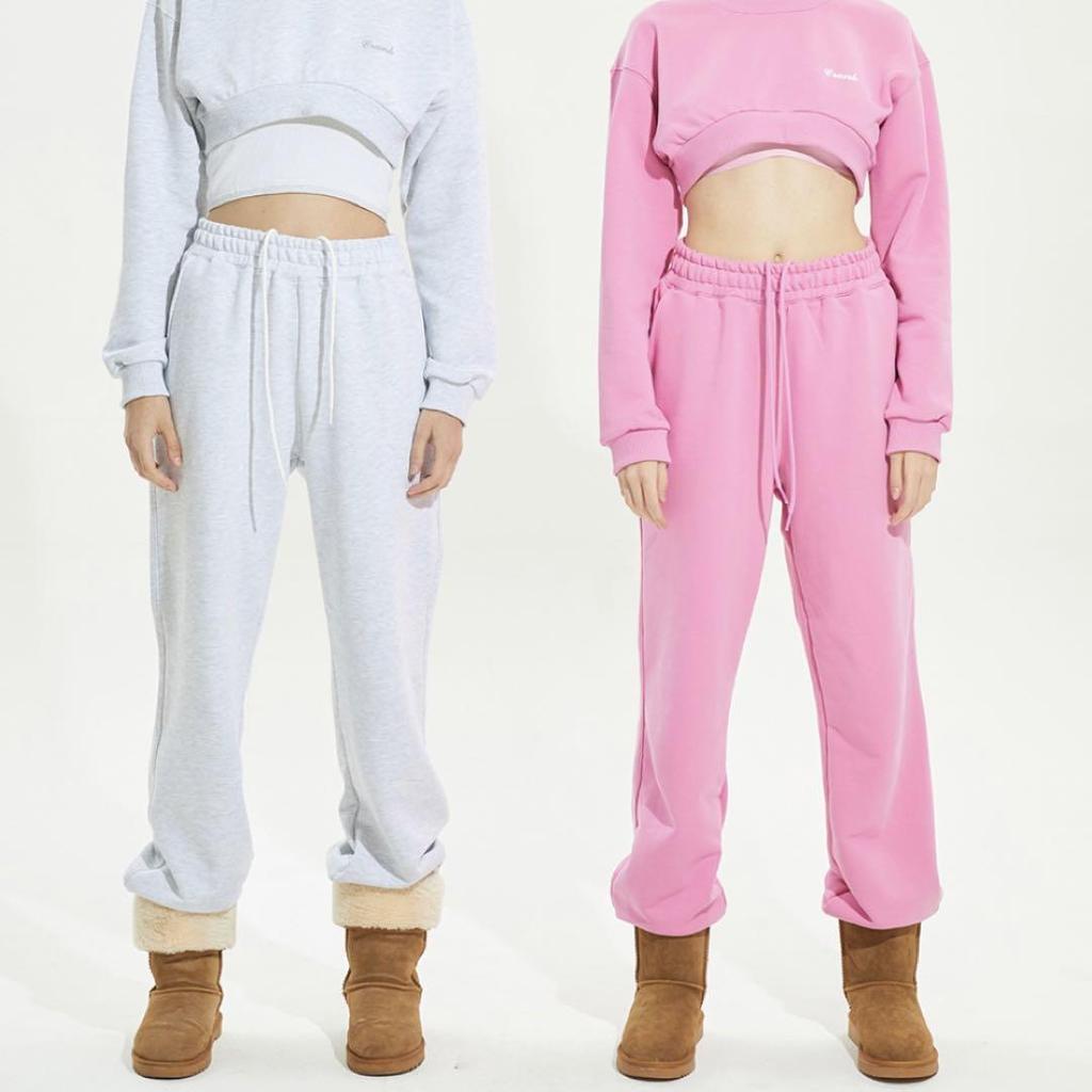 [USED] CRANK Crop Sweatshirt Pink