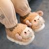 Warm Winter Velvet Anti-Slip Cotton Slippers for Infants and Toddlers (1-3 Years)
