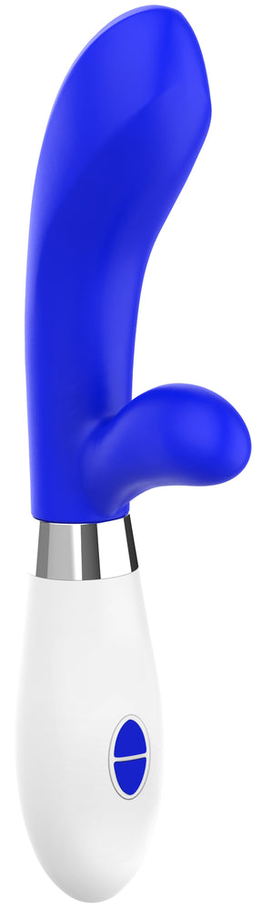 Vibro Rabbit Achilles 20cm Bleu - Luminous - Rabbits Vibrants