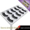 3D Faux Mink Crossed Lashes: Natural & Voluminous, 5 Pairs.