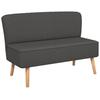 Vidaxl Sofa, 117X55,5X77 Cm, Ciemnoszara, Tkanina