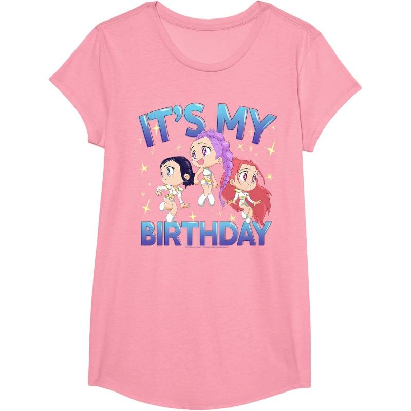 Kpop Dämonenjäger Geburtstag Chibi Gruppe T-Shirt | Trendige Fanbekleidung für Erwachsene