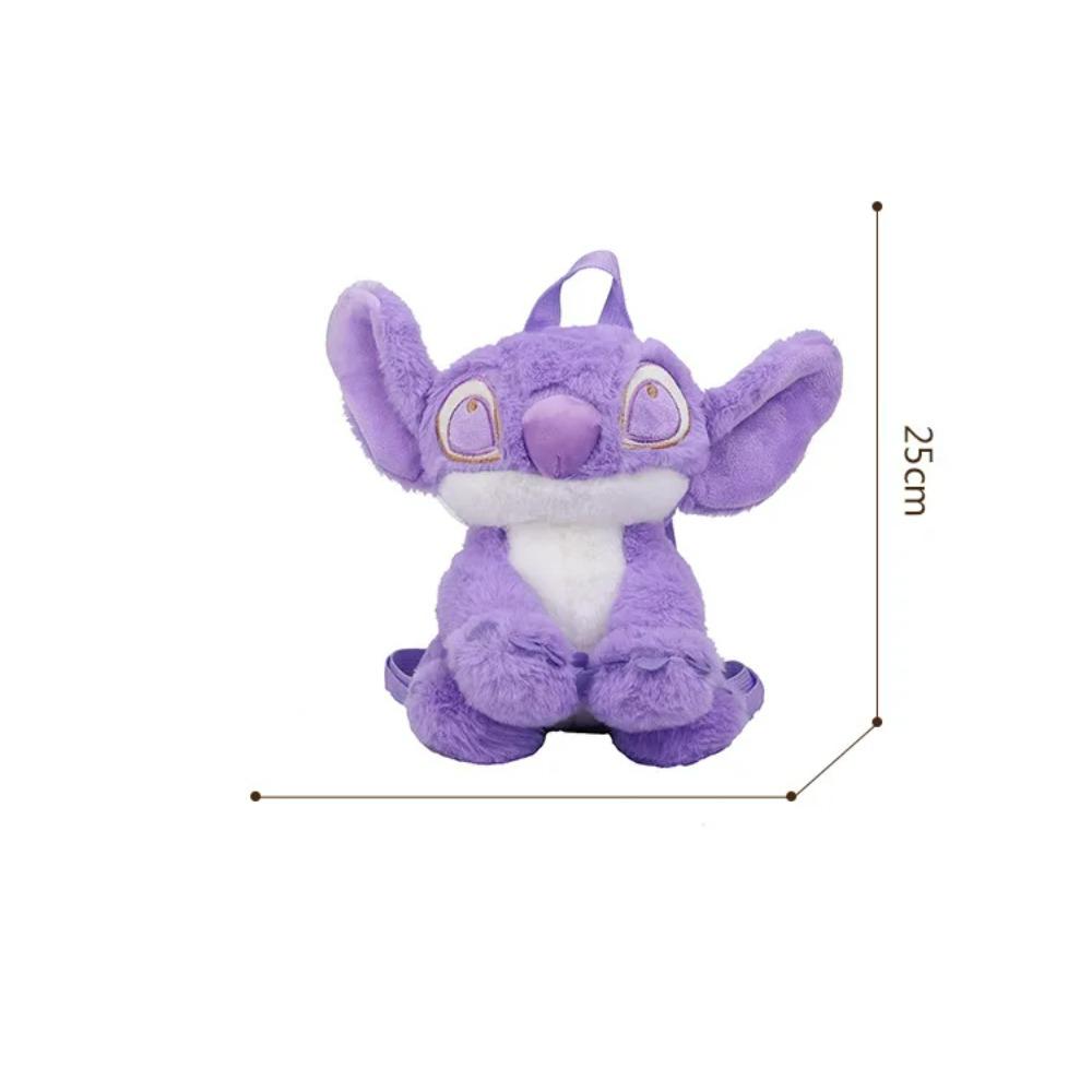 Purple Stitch Plush Toy Backpack Cartoon Cute Travel Plush Toy Backpack Giving Girls Birthday Gifts