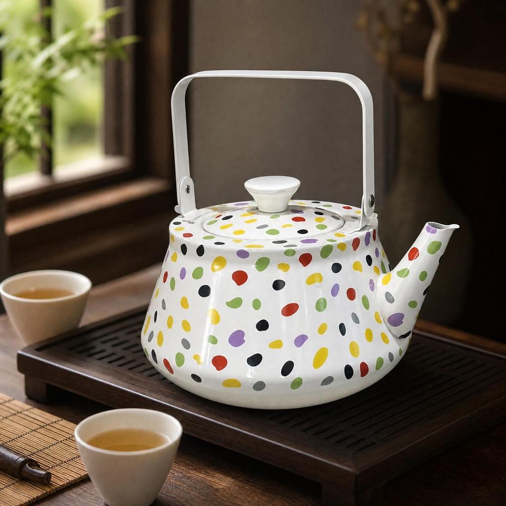 Teapot Elegant Design Loose Leaf Tea Brewing Pot Large Capacity for Entertaining