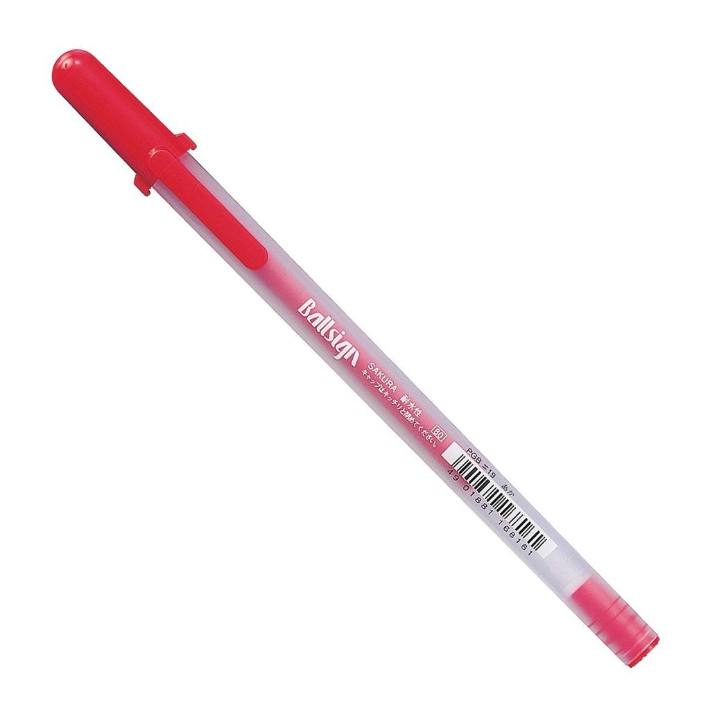 Sakura Craypas Ball Sign Ballpoint 10 pens PGB#19-10P Water-based Pen, Red,