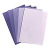 5Pcs 12x8.5Inch Letter Size File Folder Pocket Clear Water Resistant File Paper Sleeve Document Folder Hold 30 Sheets