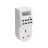 UK Plug Digital Timer Switch Digital Display Wall Plug-in Timer Socket Energy Saving Multi-functional Timer Kitchen Appliances