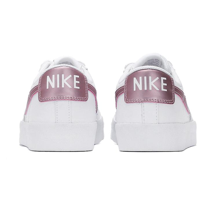 Nike Blazer 77 Synthetic Leather Lightweight Slip Resistant Abrasion Resistant Low Top Kids' Skateboarding Shoes DA4074-105