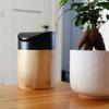 Bathroom Basket Mini Bamboo Table Garbage Restaurant Garbage Bin