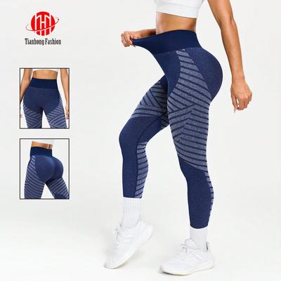 High-Elastic Striped Hip-Lifting Sexy Yoga Pants - Hot-Selling Outdoor Sportswear
