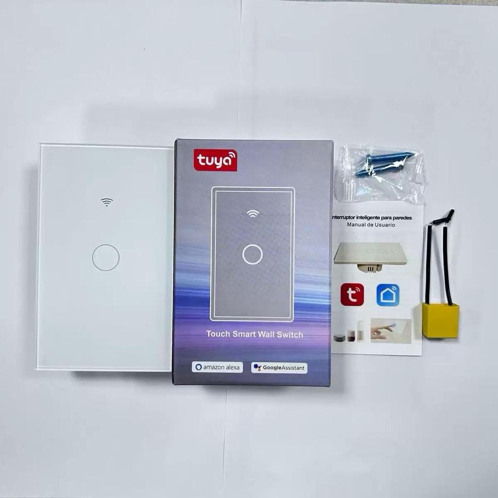 Graffiti TUYA Smart WiFi Touch Wall Switch - Single Panel with Voice Control & Timer