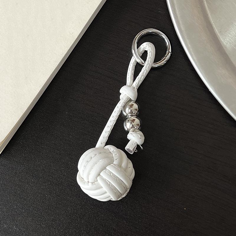 Yogodlns Woven Ball Mini Backpack Hanging Handbag Pendant Bag Pendant Bags Accessories