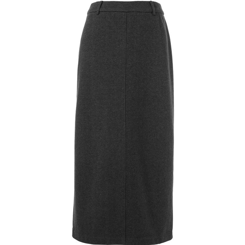 

Betu Women s Winter Knit Slit Midi Skirt L