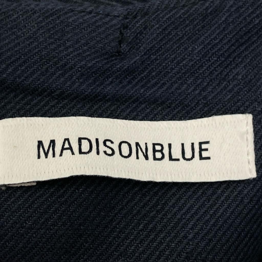 MADISON BLUE MB201-6025 Blue linen panel flare skirt skirt XS blueUsed