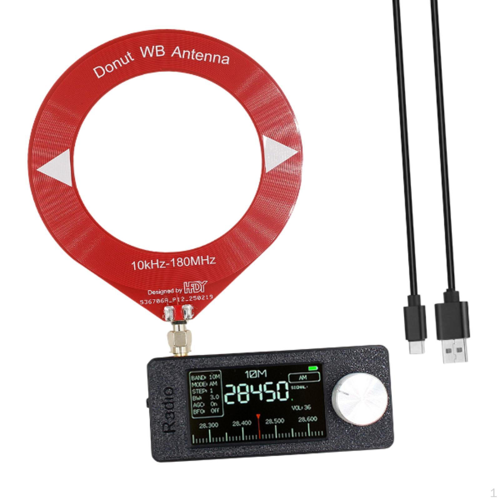 

SI4732 Мини-радио Компактный разъем для наушников Трансляция для пешего туризма Black Red