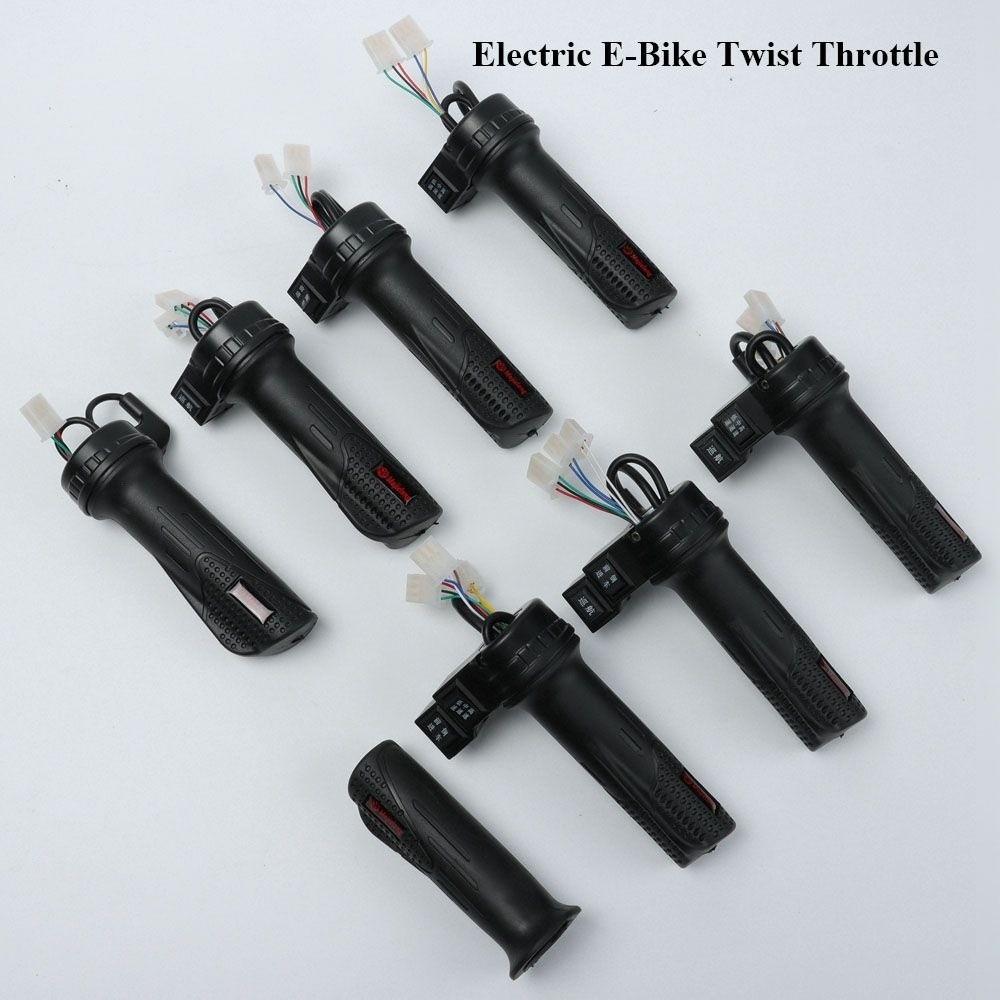Black Speed Handlebar Acceleration Throttle Universal Electric Scooter Twist Grip