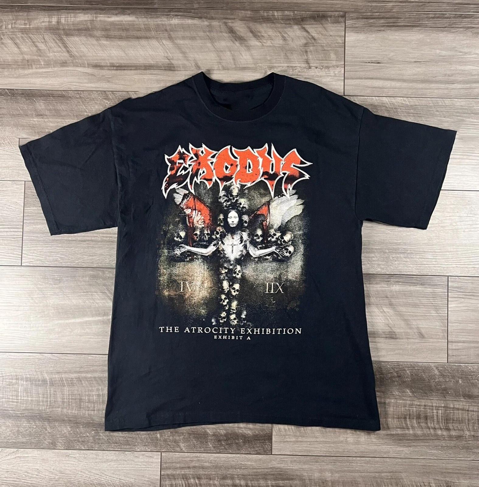 Exodus Band The Atrocity Exhibition Black Unisex T-Shirt All Size NI350 XXXL
